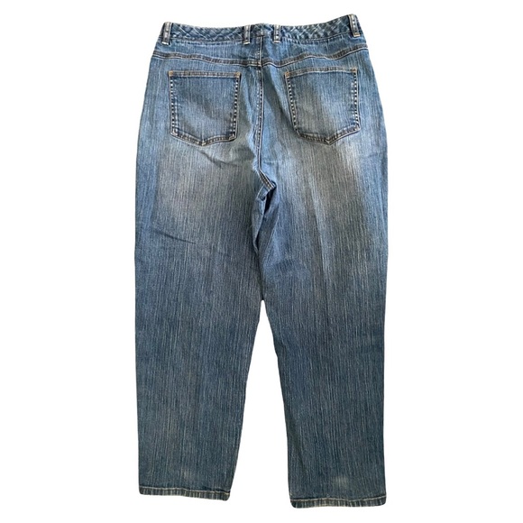 Talbots Women’s Jeans Size 16 Petites High Waist Stretch Vintage Medium Wash - Picture 6 of 7